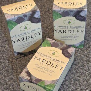 Yardley London Soap Bath Bar Activated Charcoal 4 Oz (Pack Of 3)